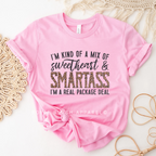 Sweetheart & Smartass Graphic T-Shirt by Royal Blush Apparel