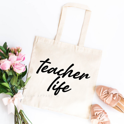 Teacher Life tote bag