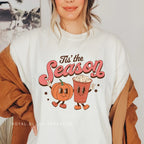 PSL Tis' The Season fall graphic T-shirt mockup.